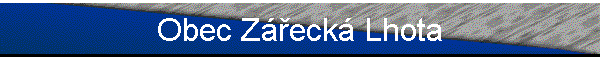 Obec Z&aacute;�eck&aacute; Lhota